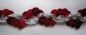 Preview: Paillettenband rot-silber